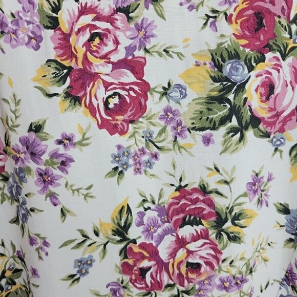 VintageāMs.āBasiaĀ CaliforniaāFloralāBlouse - Picture 8 of 11